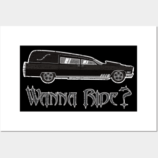 Funny Hearse Driver - Funeral Director Joke Posters and Art